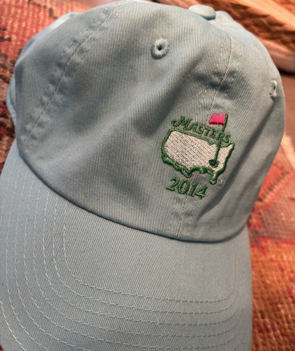 Masters 2014 Augusta National American Needle Blue Golf Hat Winged Foot Marker